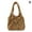 Brown, variant on DLQT Brown Bag Cute Canvas Bag Shoulder Bag Large Capacity Student Bag Versatile Shopping Bag
