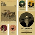thumbnail image 2 of Carteles de películas clásicas, Papel Kraft Retro estético, impresiones de películas minimalistas, imágenes, arte de pared, decoración de la habitación del hogar, pinturas, 2 of 4