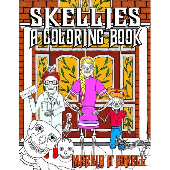Skellies: A Coloring Book (Paperback)