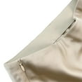 thumbnail image 5 of WTXUE Skirts for Women, Women's Skirt Stretch Waist High Solid Satin Dress, Beige L, 5 of 6
