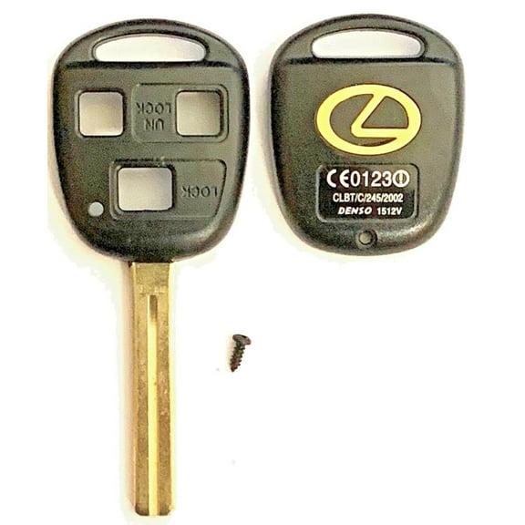 LEXUS Remote Head Key SHELL 3 BUTTON LONG BLADE VLS