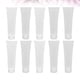 thumbnail image 5 of 10 botellas de viaje rellenables, a prueba de fugas, de plástico, transparentes, con tapa transparente (color transparente)., 5 of 5