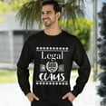 thumbnail image 3 of Christmas Sweatshirt, Legal Claus Funny Christmas Sweatshirt, Witty Lawyer Attorney Ugly Holiday Jumper, Festive Judge Paralegal Gift for Law Enthusiasts, 3 of 5