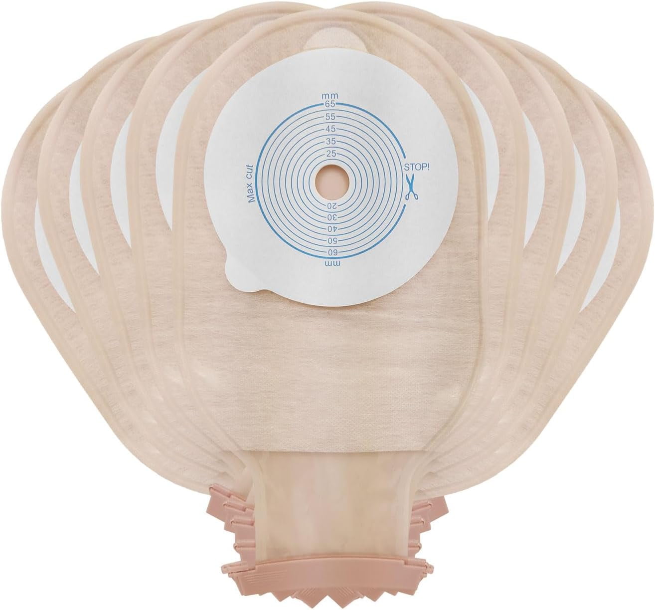 Bolsas de colostomía NQ juego de 10 piezas para ostomía de Una pieza ...