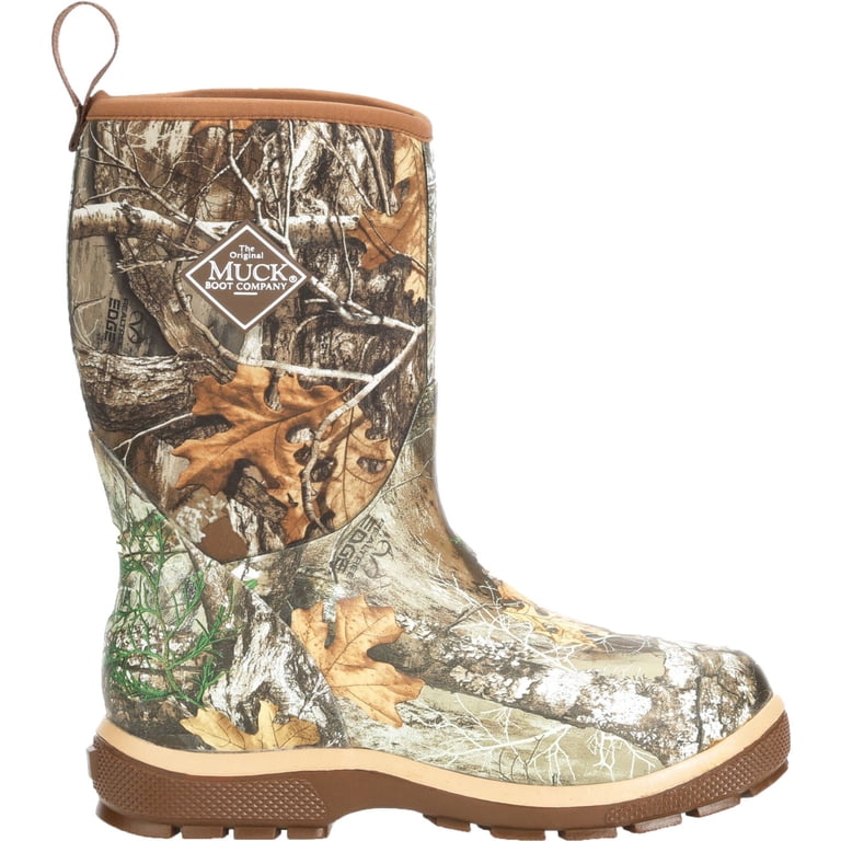 RealTREE® Youth Insulated Waterproof Camo Rubber Boot, Kid display picture 2