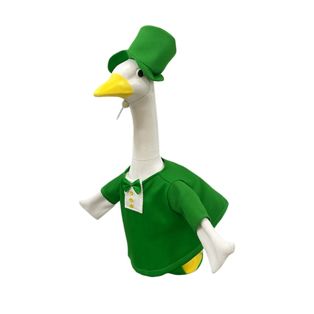 TIELUTT 23 Inch Porch Goose St. Patrick's Day Outdoor Garden Goblin Pet Clothes Rack Pet Clothes for Medium Dogs Summer Pet Clothes for Small Dogs Female Pet Clothes for Medium Dogs Pet Clothes Close