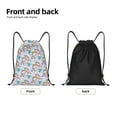 thumbnail image 6 of Horeoi Unicorn DoingYoga Print Drawstring Bags for Gym Sports Yoga Travel Lightweight Foldable Sackpack for Men Women Teens, 6 of 7