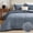 Navy Blue, variant on Sleep Zone 85gsm Cationic Microfiber Comforter Set, Luxury Ultra Soft All Season Bedding, Queen Navy Blue