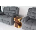 thumbnail image 6 of Haussmann ® Big Twist Wood Stool Table 14 in SQ x 20 in H Oak Oil - 14" x 14" x 20", 6 of 8