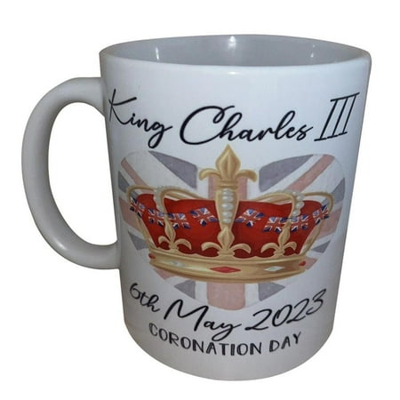 

Tohuu King Charles Mug 350ml Ceramic Coffee Mug Tea Cup Cute Coffee And Tea Mug Inspirational Coffee Cup Celebrate Great Britain King 2023 Charles III Coronation Mug superior