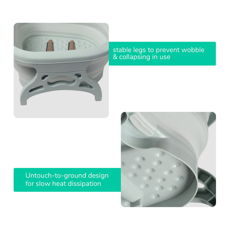 Yescom Ionic Detox Foot Spa Machine Massage Tub Kit with Arrays