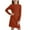 1#Bronze, variant on Tiijoy Big Girls Long Sleeve Bodycon Sweater Dress Stretchy Knitted Dress, Sizes 8-9