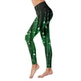 thumbnail image 2 of Wangmeiwg St Patricks Day Leggings for Women St Patricks Day Print High Waist Yoga Pants For Women Tights Compression Running Fitness Workout Leggings Bronze XXL, 2 of 5