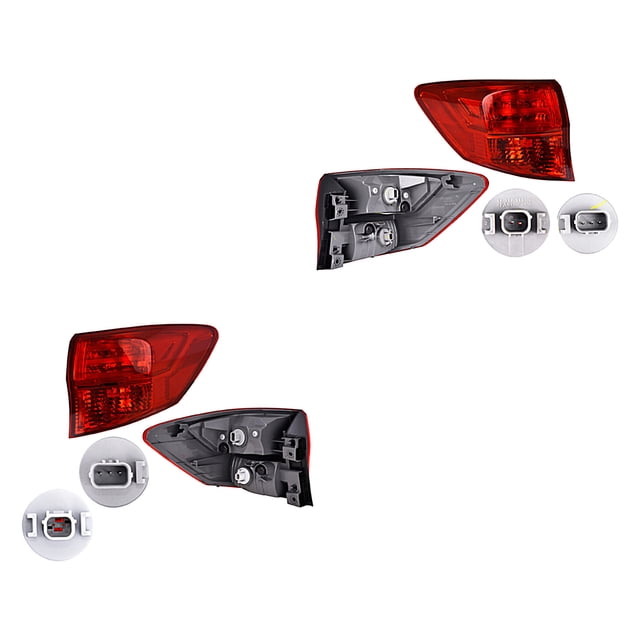 Par de Calaveras Rdx 2013 A 2016 Acura Ext DEPO .