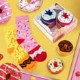 thumbnail image 6 of Funny Donut Socks Box -Funny Gifts for Women Ladies Teenage Girls-Fun Novelty Funky Cute Food Silly Cotton Crazy Socks Mothers Day Valentines Christmas Birthday Gifts Stocking Fillers-4 pairs, 6 of 9