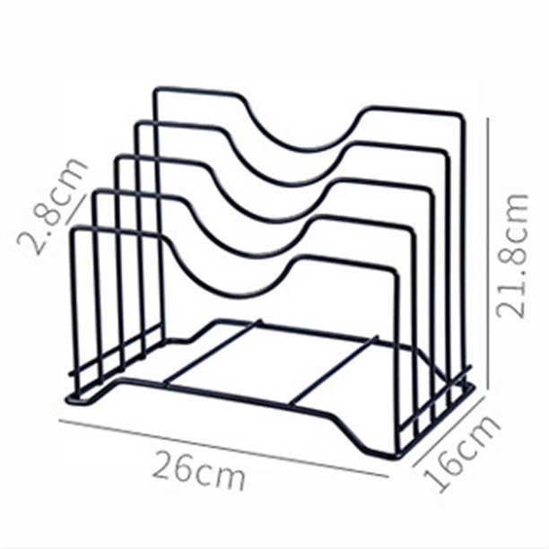 Estante De Almacenamiento De Cocina, Tabla De Cortar, Tapa De Olla, Soporte De Mesa, Estante De Almacenamiento Superior Minnieouse HA023726-00
