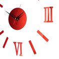 thumbnail image 3 of Reloj de Pared con Números , Espejo 3D, Tamaño DIY de Diseño , Reloj de Pared con Números, Reloj de Pared con Adhesivo rojo Baoblaze Etiqueta engomada de la pared del reloj 3D, 3 of 8