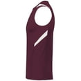 thumbnail image 2 of Holloway Sportswear S PR Max Compression Jersey Maroon/White 221037, 2 of 5