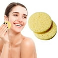 thumbnail image 5 of 50 Pc Exfoliating Facial Sponges Face Wash Cellulose Scrubber Pads Cleansing Spa, 5 of 6