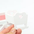 thumbnail image 4 of Classical White Wooden Cradle Bed with Bedding For Reborns Dolls And Miniature Nursery Room Scene Layout Accessories, 4 of 8