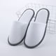 thumbnail image 1 of Pantuflas, zapatillas de hotel de interior desechables con punta cerrada, forro polar de coral esponjoso, suela acolchada para mayor comodidad, para huéspedes, hotel, viajes, 1 of 5