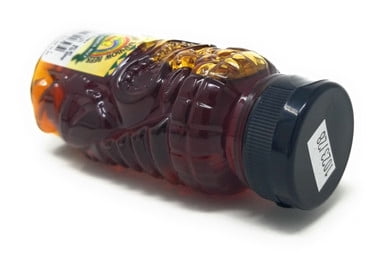Rainbow Bees Macadamia Honey- Pure Raw Hawaiian Honey in Tiki Bottle
