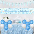 thumbnail image 2 of Decoration for Newborn Boys "Welcome Home" - Blue Banner "This is a Boy" - Banner "It's a Boy" - Welcome Party Balloon - Prenatal Party Decoration, 2 of 6
