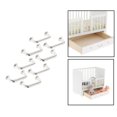 thumbnail image 2 of maskred Arch Shape Pulls for Gate Closet 4Pcs Modern and Functional Silver Small 8 Pcs 1Set, 2 of 6