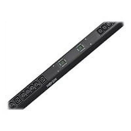 Tripp Lite Metered PDU, 30A, 30 Outlets (6-C19 & 24-C13), 208 / 240 V, L6-30P, 10 ft. Cord, 0U Vertical Rack-Mount Power (PDUMV30HV)