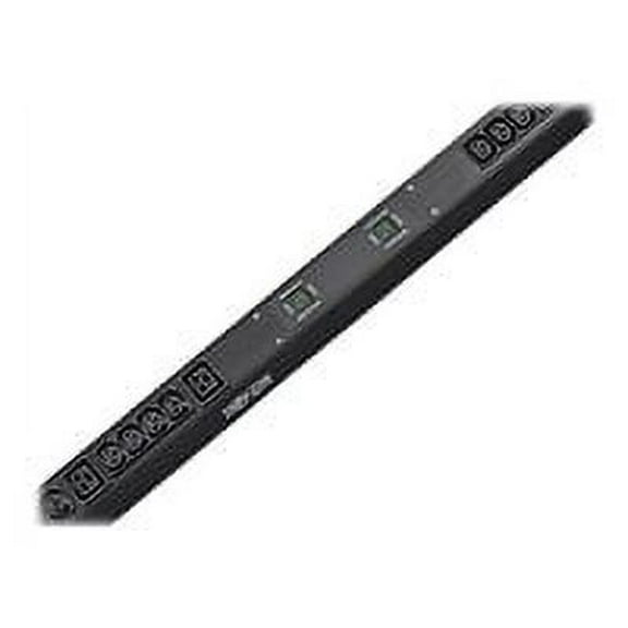 Tripp Lite Metered PDU, 30A, 30 Outlets (6-C19 & 24-C13), 208 / 240 V, L6-30P, 10 ft. Cord, 0U Vertical Rack-Mount Power (PDUMV30HV)
