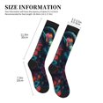 thumbnail image 2 of Compression Socks for Women and Men - Colorful Flower Goat Compression Socks Circulation for Workout, 2 of 8