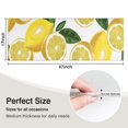 thumbnail image 5 of Yellow Lemon Fruit Slices White Pattern Kitchen Rug Mat,Kitchen Runner Rugs Non Skid Washable,Decorative Kitchen Floor Mats for Kitchen,Sink,Laundry,17"X47", 5 of 5