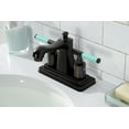 thumbnail image 3 of Kingston Brass FB4645CKL Kaiser 4 in. Centerset Bathroom Faucet with Pop-Up Drain, Oil Rubbed Bronze, 3 of 5