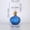 19#Blue, variant on Vintage Oil Lamp, Decorative Kerosene Lantern With Glass Chimney Classic Ambient Lighting, Elegant Functional Accent and Emergency Illumination for Home Dining Wedding