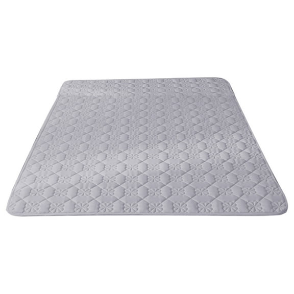 Hiroekza Queen Size Cotton Fitted Sheet - Thickened, Skin-friendly, Modern Style, Breathable, Non-Slip Mattress Protector (Multiple Colors) Gray