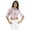Light Pink, variant on Women Casual Roll Up Sleeves Shirt Button Down Crop Top Tie Knot Front Top