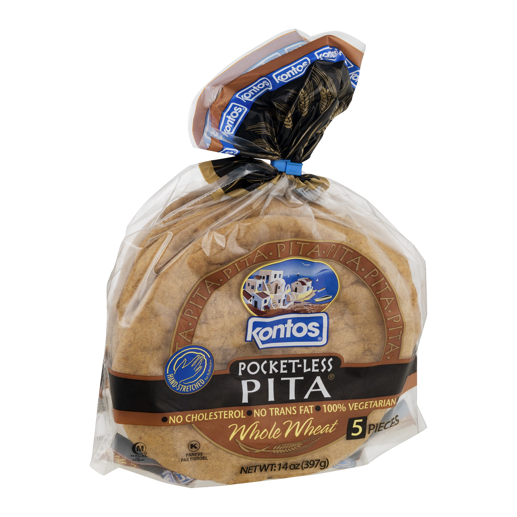 Kontos 7" Wheat Pita