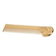 thumbnail image 3 of Pocket Hair Comb, Smoothing Teeth Sturdy Pocket Comb Skull Pattern Exquisite Lightweight  For Daily Use Gold,Silver,Black, 3 of 8