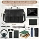thumbnail image 5 of Bandolera RAINSMORE para hombre, portátil de 15,6 pulgadas, impermeable, 5 of 7