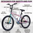thumbnail image 3 of Akaber 24 Inch Bike, BMX Bikes for 6-14, Bike with 4 Pegs, High-Carbon Steel BMX Frame, 360° Handlebar Rotation, 3 of 7
