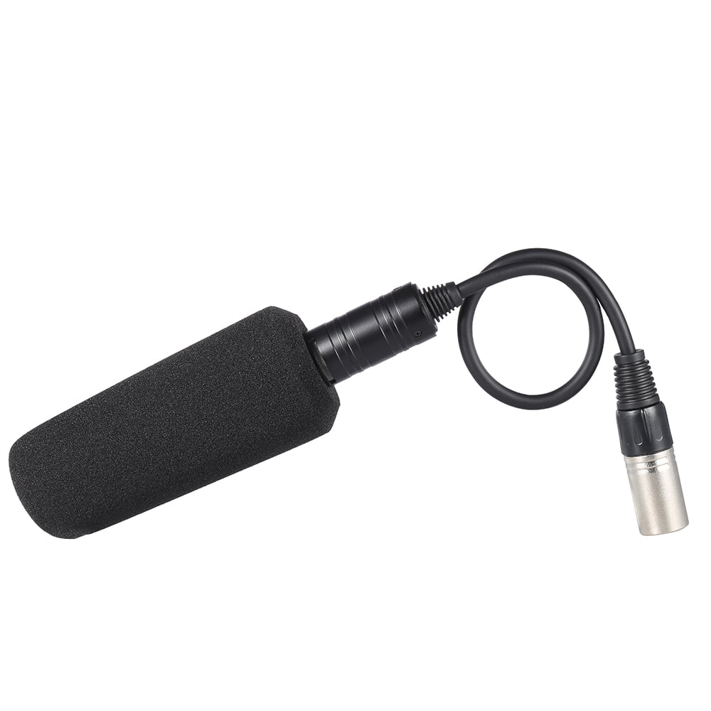 Video Recording Interview Photography Stereo Condenser Unidirectional Microphone Mic for Sony Panosonic Camcorders--XLR Interface Walmart.com