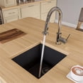 thumbnail image 1 of Pemberly Row 17" Undermount Rectangular Granite Composite Kitchen Prep Sink, 1 of 9