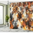 thumbnail image 5 of Ambesonne Abstract Art Shower Curtain, Vintage Mosaic, 69"Wx75"L, Black Orange Grey, 5 of 5