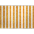 thumbnail image 2 of Addison Rugs Mayfield Washable Transitional Stripes Orange Rectangle Rug, 1'8" x 2'6", 2 of 5