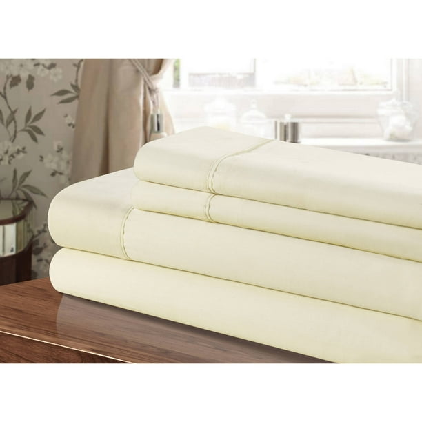 Chic Home Vibra 100 Percent Cotton Sheet Set - Walmart.com - Walmart.com