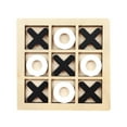 thumbnail image 4 of sdhkgrrt under $5 4Pcs Tic Tac Toe Game,ChildrenNoughts and Crosses Board GameToy,Educational Tic Tac Toe Game forKidsLearning,Small Wooden Board Game for Indoor Entertainment,Family Party Games, 4 of 9