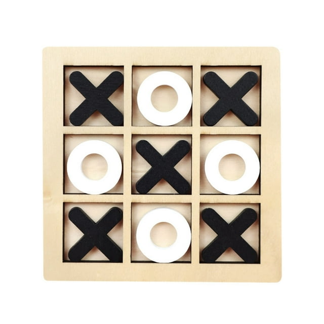 Tres en raya, juego de mesa infantil para jugar en interiores, tres en raya, muñecas educativas
