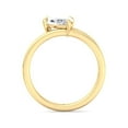 thumbnail image 2 of Kloe - Twist Band Solitare Moval Moissanite Lab-Diamond Engagement Ring, 2 of 5