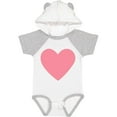thumbnail image 3 of Inktastic Pink Valentine's Day Heart Boys or Girls Baby Bodysuit, 3 of 5
