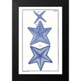 thumbnail image 2 of Vision Studio 13x18 Black Modern Framed Museum Art Print Titled - Blue Sea Stars II, 2 of 5